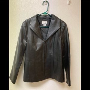 EAST 5TH Black Genuine Leather Jacket Size Small